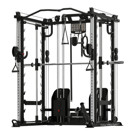 Multi Power Folding Asx 9000 - Double poulie, Smith et crémaillère
