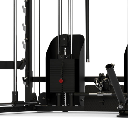 Multi Power Folding Asx 9000 - Double poulie, Smith et crémaillère