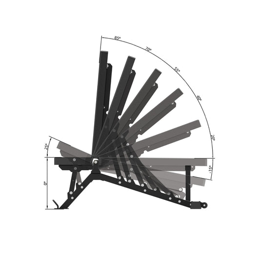 Banc réglable professionnel WBX-700