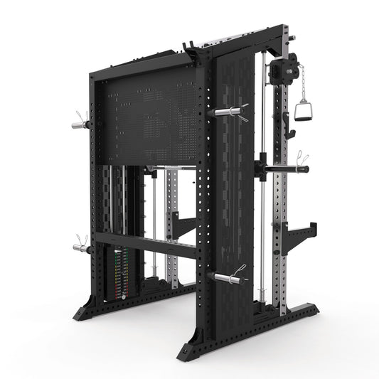 Multi Power Folding Asx 8000 - Double poulie, Smith et crémaillère