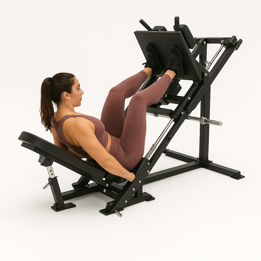 Machine professionnelle de presse à jambes et de hack squat HSX-3000