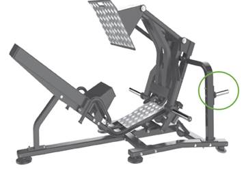 Presse à jambes professionnelle Fwx 6000