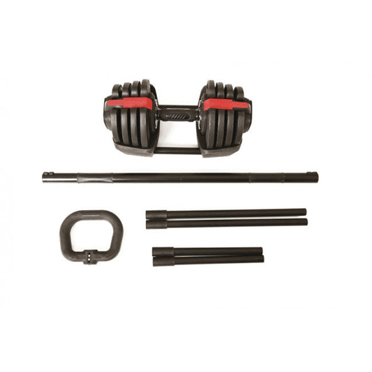 Set 3 in 1 Dumbbell, Kettlebell and Barbell