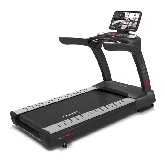 Tapis de course professionnel TRX 9000EVOTFT | Compatible Bluetooth avec Strava, Kinomap et autres