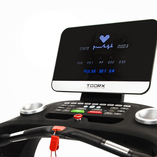 Tapis de course professionnel TRX 9000EVO | Compatible Bluetooth avec Strava, Kinomap et autres