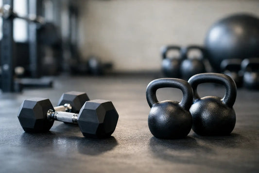 Halteres ou kettlebells para iniciantes?