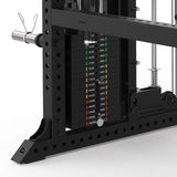 Multi Power Dobrável Asx 8000 - Dupla polia, Smith e Rack