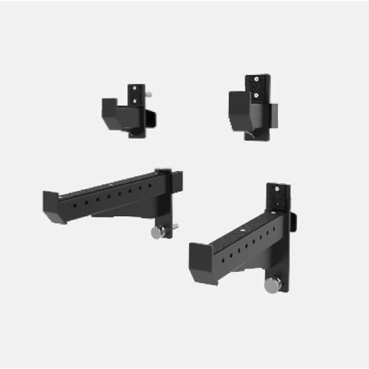 Brackets and safety stops for Multi Power Rack ASX-7000