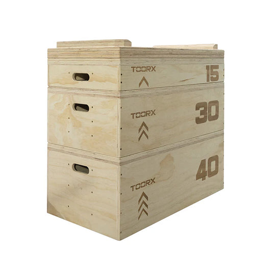 Set of 3 Wooden Plyometric Boxes