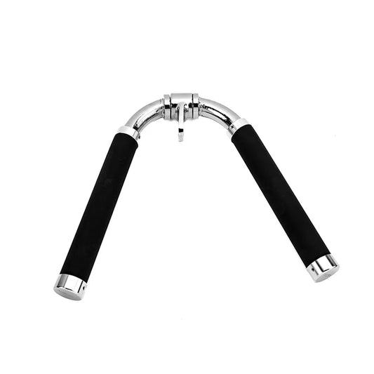 Curved rotating triceps bar