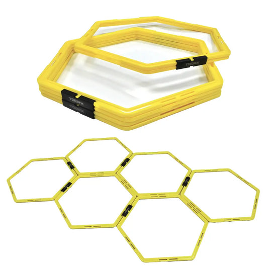 Escada de agilidade hexagonal dobrável