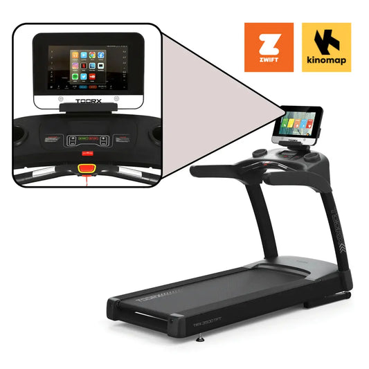 Semi-Professional TRX 3500 TFT Treadmill | Bluetooth compatible with Strava, Kinomap and others