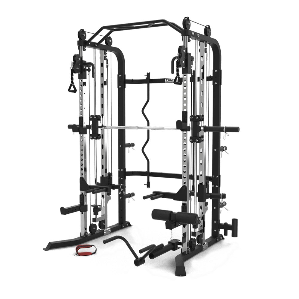 Multi Power Rack ASX-2000 - Dupla polia, Smith e Rack – Toorx.pt