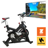 Smart Indoor Bike Srx 500 | Bluetooth compatible with Strava, Kinomap, Bkool and Zwift 